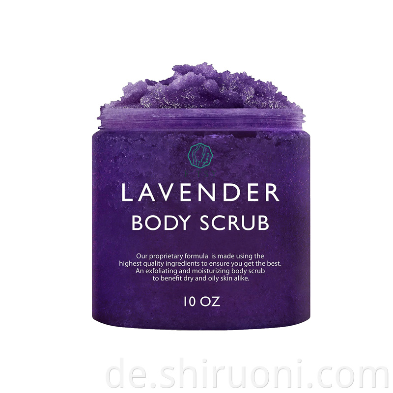 lavnder body scrub